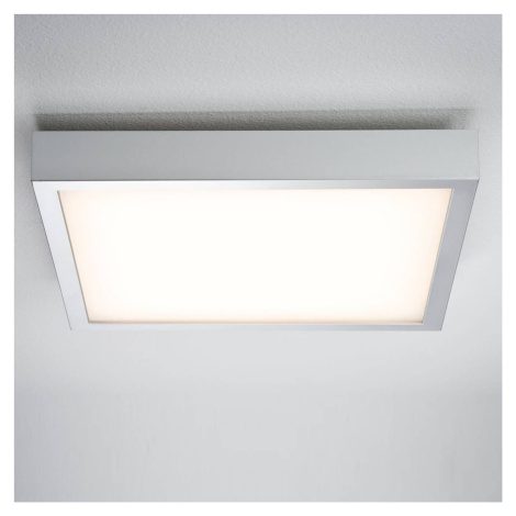 Paulmann Lunar LED panel, hranatý, chróm, 40x40 cm