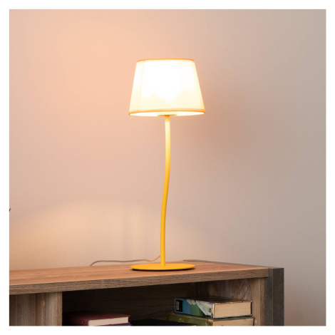 Stolová lampa Nicola, žltá TK Lighting