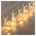 DecoKing Vianočná svetelná reťaz Soby teplá biela, 10 LED