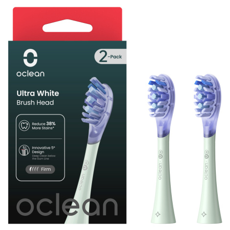 OCLEAN náhradná hlavica Ultra White, UW0 zelené 2 ks