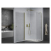 MEXEN/S - Pretoria obdĺžnikový sprchovací kút 90x80, transparent, zlatý + vanička 852-090-080-50