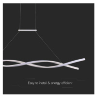 Závesné LED svietidlo Designer 30W,biele , 3000k, VT-7822 , 1200x120x1150mm (V-TAC)