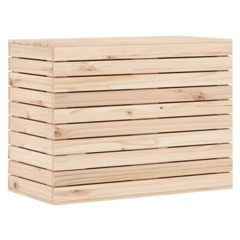 vidaXL Kôš na bielizeň 88,5x44x66 cm masívna borovica