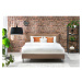 Svetlohnedá čalúnená dvojlôžková posteľ s roštom 160x200 cm Kerry - Bobochic Paris