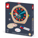 Učím sa hodiny a čas Janod séria Montessori so zotierateľnými kartami 14 ks