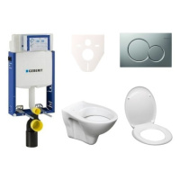 Cenovo zvýhodnený závesný WC set Geberit na zamurovanie + WC S-Line S-line Pro 110.302.00.5ND3