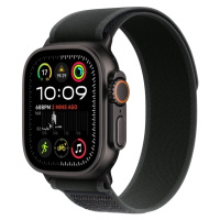 APPLE Watch Ultra 2 (2024) 49mm, Čierny titán s čiernym trailovým ťahom M/L