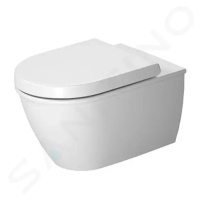 DURAVIT - Darling New Závesné WC, DuraFix, biela 2545090000