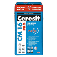 Lepidlo Ceresit CM 16 sivá 25 kg C2TE S1 CM1625