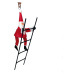 Vianočná závesná dekorácia G-Bork Santa With Ladder