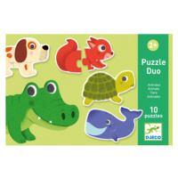 Puzzle duo - zvieratká