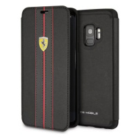 Púzdro Ferrari - Samsung Galaxy S9 Urban Booklet Case - Black