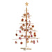 Drevený vianočný stromček Nature Home, výška 75 cm