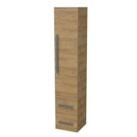 Kúpeľňová skrinka vysoká SAT Cube Way 32,5x162,5x33 cm dub Hickory CUBE3CHV35DH