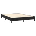 vidaXL Posteľný rám boxspring s matracom čierny 140x190 cm zamat