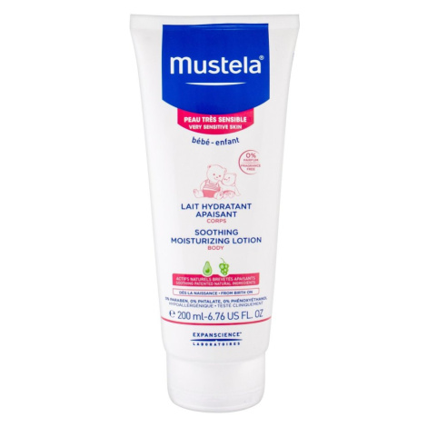 MUSTELA BÉBÉ Telové mlieko Soothing Moisturizing 200 ml