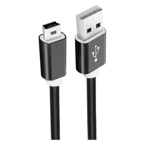 Kábel WG USB Mini na USB, 1m, čierna Winner Group