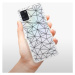 Odolné silikónové puzdro iSaprio - Abstract Triangles 03 - black - Samsung Galaxy A21s