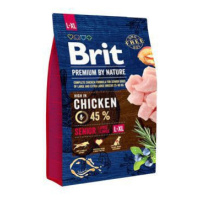 Brit Premium Dog by Nature Senior L+XL 3kg zľava