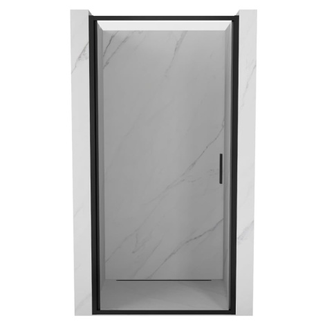 MEXEN - Exo sprchové dvere krídlové 80, transparent, čierna 817-080-000-70-00