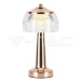 LED stolová lampa 1800 mAh Batéria D: 13,5 * 26,5 francúzske zlato 3V1 VT-1048 (V-TAC)