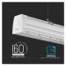 Lineárne LED svietidlo závesné 2x30° HL 50W, 4000K, 8000lm, prípojné VT-4550D (V-TAC)