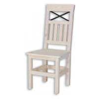 Masívne stoličky sel 15 - k13/k02 (bielená borovica/hnedá)