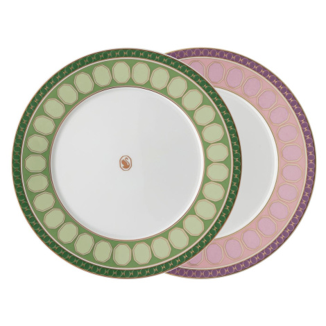 Rosenthal Swarovski Signum Fern + Rose 23 cm, 2 ks