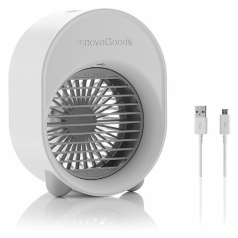 Mini chladič a zvlhčovač vzduchu s LED svetlom, InnovaGoods 3485