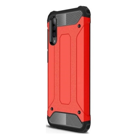 Xiaomi Redmi K30 / K30 5G / Poco X2, plastový zadný kryt, Defender, metalický efekt, červená