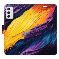 Flipové puzdro iSaprio - Fire Paint - Samsung Galaxy M52 5G