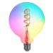LUUMR Smart LED, E27, G125, 4W, RGB, Tuya, WLAN, číra, CCT