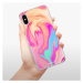 Odolné silikónové puzdro iSaprio - Orange Liquid - iPhone X