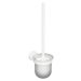 X-ROUND WHITE WC kefa nástenná, miska mliečne sklo, biela XR303W