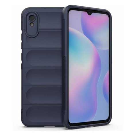 Xiaomi Redmi 9A / 9AT / 9i, Silikónové puzdro, stredne odolné voči nárazom, 3D vzor, tmavomodré