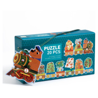 Puzzle - Učím sa počítať s lesnými zvieratkami