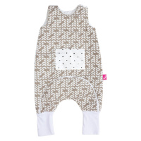 MOTHERHOOD Vak spací s nohavicami a vreckom Beige Classics 1-1,5r 2 tog