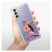 Odolné silikónové puzdro iSaprio - Kissing Mom - Brunette and Girl - Samsung Galaxy S21