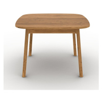 Jedálenský stôl z dubového dreva v prírodnej farbe 90x180 cm Twig – The Beds