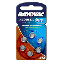 Akumulátor Rayovac 312 Acoustic 1,4V, 180m/Ah