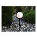 Záhradné solárne LED svietidlo Star Trading Globe Stick, ⌀ 15 cm
