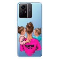 Odolné silikónové puzdro iSaprio - Super Mama - Two Girls - Xiaomi Redmi Note 12S