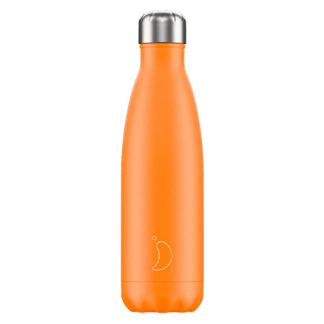 Termofľaša Chilly's Bottles - neónovo oranžová 500ml, edícia Original
