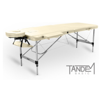 Skladací masážny stôl TANDEM Basic ALU-2 Farba: krémová