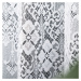 Biela žakarová záclona NADIA 300x160 cm