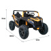 mamido Detské elektrické autíčko Buggy UTV Strong 24V nafukovacie kolesá zlaté