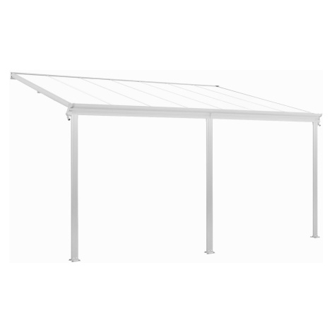 Juskys Pergola Borneo 5,5x3m s dvojstennými doskami biela