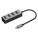 YHB C430 USB rozbočovač C Hub 4x USB 3.0 YENKEE