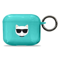 Obal Karl Lagerfeld KLA3UCHFL AirPods 3 cover blue Choupette (KLA3UCHFL)