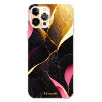 Odolné silikónové puzdro iSaprio - Gold Pink Marble - iPhone 12 Pro Max
